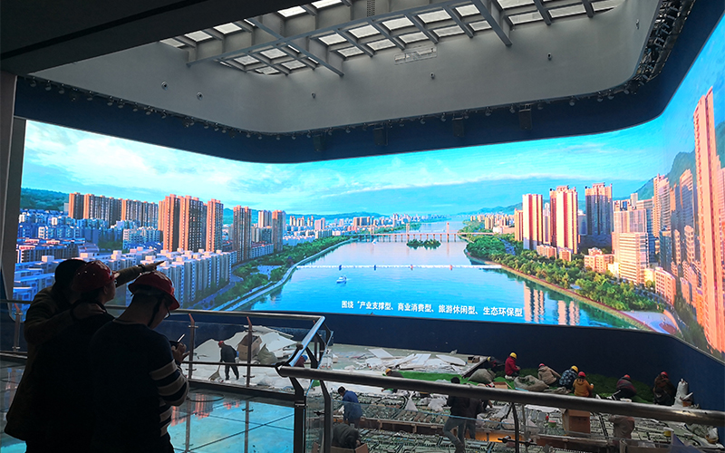 河南宜阳县展览馆 室内P6(图1)