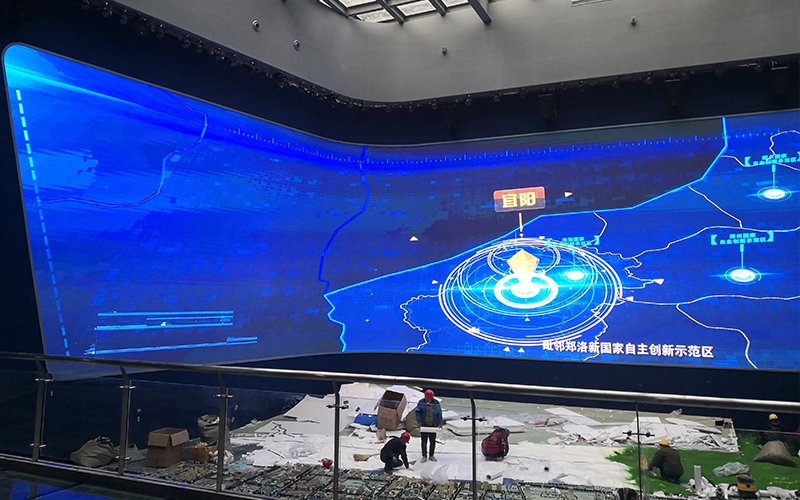 河南宜阳县展览馆 室内P6(图2)